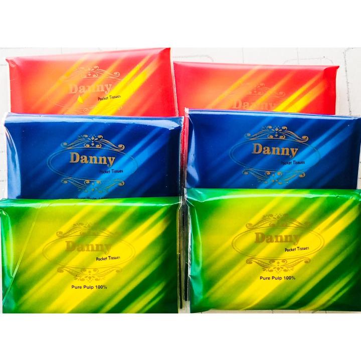 Danny Pocket Tissue Paper | Pack of 24| Pure Pulp | Best Absorbent | Top Quality | Soft Handkerchief