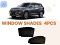 CHANGAN OSHAN X7 SUN SHADES / WINDOW CURTAINS / BLINDS (DARK) BLACK 4PCS. 