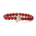 [ New ]TEMU Dolphin Turquoise Stretch Bracelet Men's Tigereye Agate Mixed Colorful Beads Bracelet  WIH. 