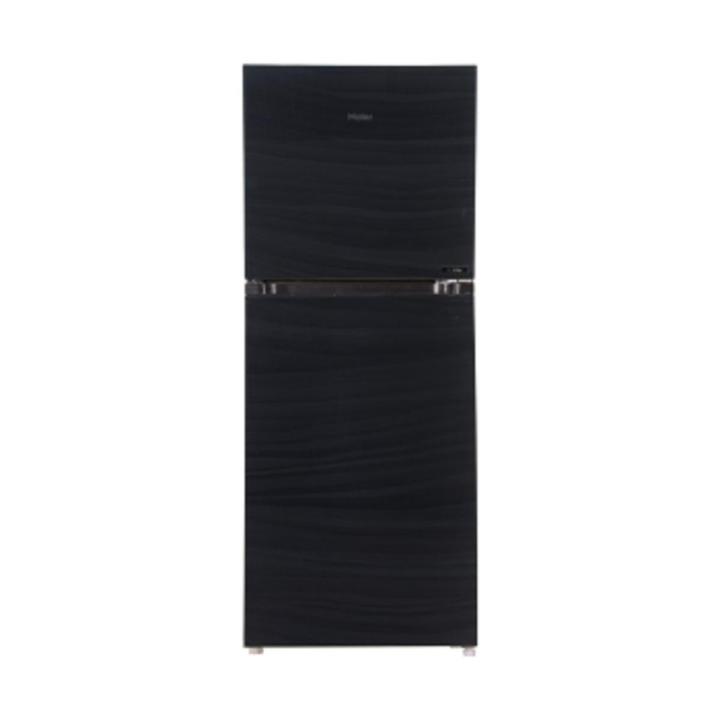 HAIER REFRIGERATOR HRF-398-EPBW-TOP MOUNT-E-STAR-WAVING BLACK