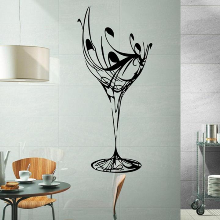 Cup Removable Self-adhesive Wall Sticker Dining Room Decal