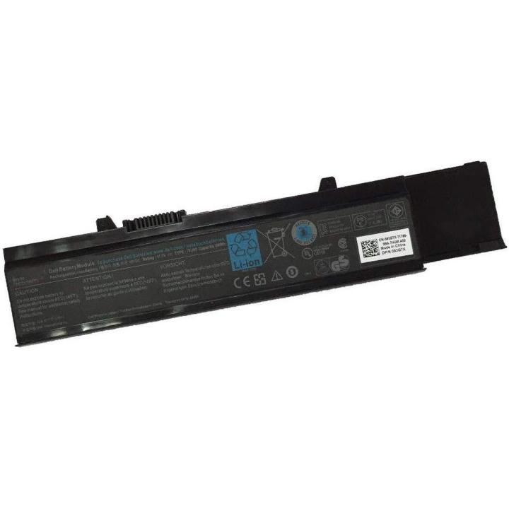 Laptop Battery  6 Cell  For Vostro  3400 3500 3700  Series   TYPE CWX2D 7FJ92 TXWRR  -  Black