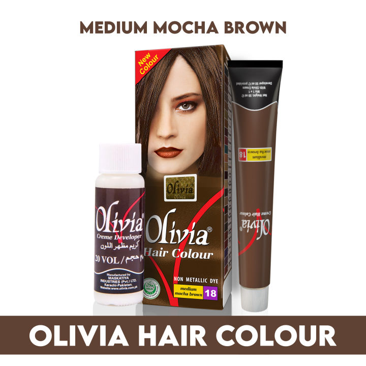 Olivia Hair Colour - Medium Mocha Brown