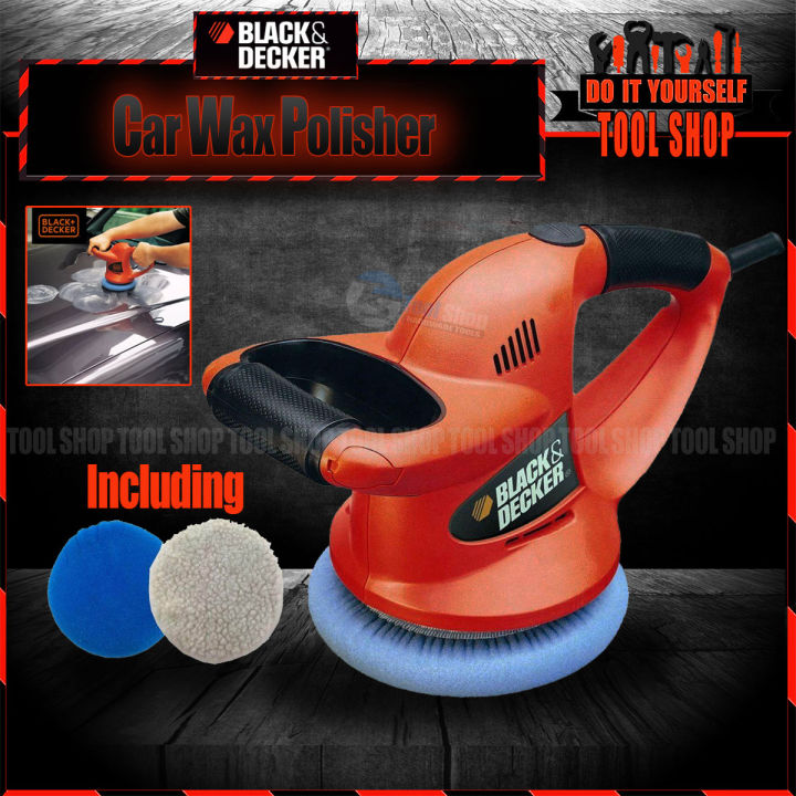 BLACK+DECKER™ KP600-B1 152mm Random Orbit Buffing Waxer Polisher 60W Power Tools