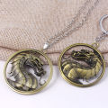 Game Mortal Kombat Keychain Metal Alloy Animal Dragon Key Ring Holder Chaveiro Gift for Men Car Key Accessories. 