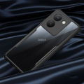 Quiberk for Vivo Y27s 4G / Y36 4G Case Edge-Reinforced Shockproof Hard Transparent Phone Cover. 