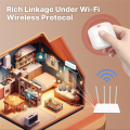 Tuya WiFi Button Scene Switch Wireless Smart Light Wall Switch Low Power Consumption No Wiring for One Tap to Run Easy Install Easy to Use. 