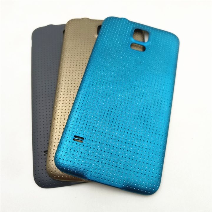For Samsung Galaxy S5 G900 i9600 Battery Cover Back Housing Case Rear Door Repair parts For Samsung S5 Mini G800 Battery Cover