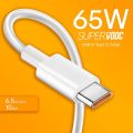 Oppo Realme_ 6.5A Supervooc 2.0 Super Dart Charge Cable For Realme_ Gt Master 9 Pro, 8 Pro 7 Pro , 5G / 6 / 6 Pro 6S 6i Narzo 20 Pro / Narzo 30 Pro 5G / X7 / X7 Pro / X7 Max 5G / X50 5G / X50 Pro 5G / X50 Pro Player / X2 / X2 Pro / X3 SuperZoom / X3. 