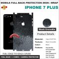 APPLE IPHONE 7 PLUS FULL BACK 360 premium Protection Skin Wrap full cover Premium Quality. 