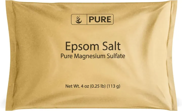 Pure Original Ingredients Epsom Salt (4 oz) Pure Magnesium Sulfate ...