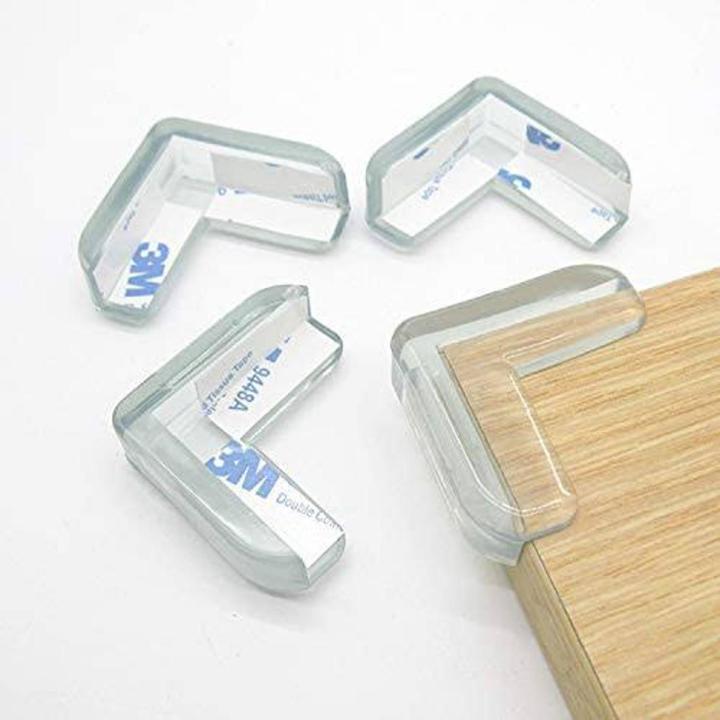 4(PCS) Silicone Table Corner Protector for Kids Safety Table Corner Covers for Glass Table - Baby Safety Equipment