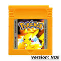 GBC Game Cartridge Pokemon Blue Crystal Golden Green Red Silver Yellow with Multi-language 16 Bit Video Game Console Card. 