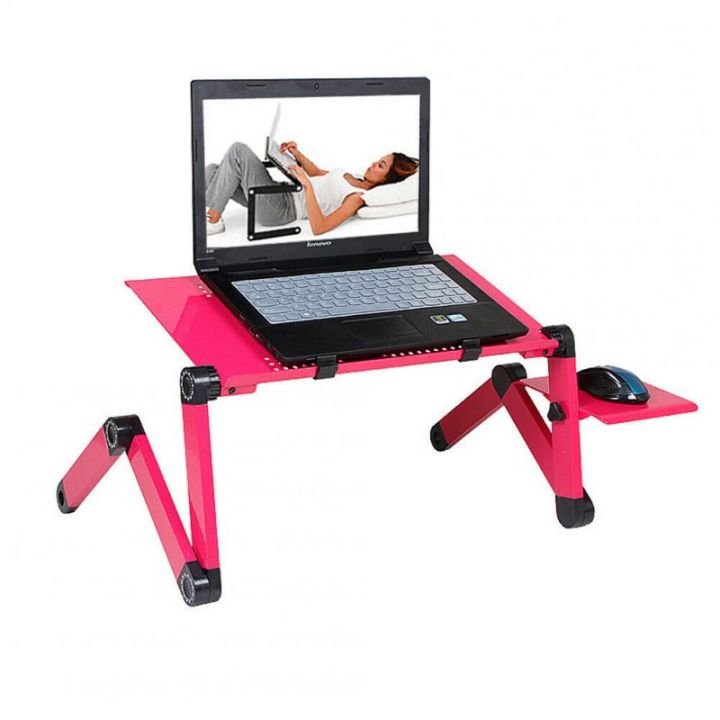 Laptop%20Stand%20Table%20Lap%20Desk%20Tray%20Portable%20Adjustable%20for%20Bed%20Computer%20Holder%20red%20-%20Image%205