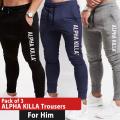 Pack of 3 Alpha Killa Trousers. 