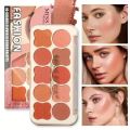 Miss Rose 10 Color Makeup Blush Palette. 