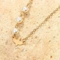 Albatross Bird Pearl Choker Necklace- Lovely Chain for Girls and Women. 