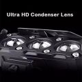 Projector Triple 3 Lens LED Car & Motorcycle (2pcs) Fog Driving Lights 40W 6000Lm High Low Beam White Yellow Lighting Projector Lens Motorbike Auto Other Headlights. 