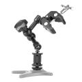 Magic Arm 7 inch Articulating Friction Arm Super Clamp Adjustable Rod Clamp Pliers Clip With 1/4 inch And 3/8 inch Thread For Dslr Camera Rig/Lcd Monitor/Led Lights/Flash Light. 
