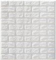 Pack of 3 Self-Adhesive 3D Foam Sheet For Brick Wall PE Foam Sheet Wall Sticker Brick Wall Sheet for Living Room Kitchen Bathroom. 