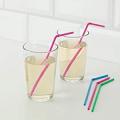 IKEA Soda Bandable  Assorted Colors Smoothie Straws, Pack of 200 Pieces. 