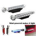 2Pieces Car Wind Power LED Driving Fog Decor Lamp DRL Daytime Running Light（model：blue）. 