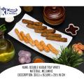 1 Piece Melamine Double Kabab Tray - Serving Tray -  Melamine Material - White & Black. 