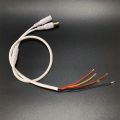 Monitor Analog Five-Core Cable Video Power Cable 5-Core Waterproof Cable BNC Camera Head Light Lamp Board Tail Cable. 