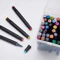 Pack of 60 Acrylate Based Double Side Brush Markers - APMV1415. 