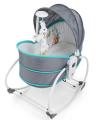 Mastela 5 in 1 Rocker, Bouncer Chair with Removable Bassinet 6037 (Gray). 