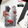 Samsung A71 Back Cover Case - Rain Soft Case Cover. 