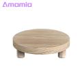 Wooden Display Stand Handcrafted Wooden Plant Stand for Indoor Outdoor Home Decor Stylish Flower Pot Holder with Wood Legs Buyers' Favorite Planter Pot Display Stand. 