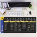 Shortcut Key Mouse Pad Large Office ps Lock Edge cad/wo/ai/excel/cdr/ppt Keyboard Table Mat Consignment. 