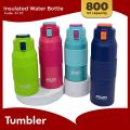 Imported MSZM 800ml / 1000ml Stainless Steel Water Bottle, Hot & Cold Safety Lock Silicone Grip. 