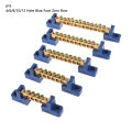 6*9 4/6/8/10/12 Holes Electrical Connector Distribution Box Neutral Terminal Rail Terminal Block High Bridge Type Ground Bar Eatop. 