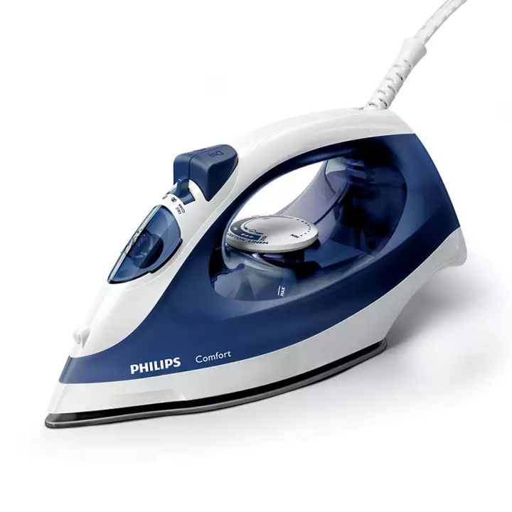Philips 1700 Watts Comfort Steam Iron, Steam Boost, Blue GC1430