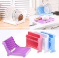 1pcs Plate Rack Dish Rack, Kitchen Folding Countertop Dish Bowl Cup Drying Draining Board Rack Holder Stand Kitchen Storage. 
