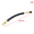 Braided Flexible Hose Tire Car Wheels Tyre Valve Stems Extensions Tube Adapter. 