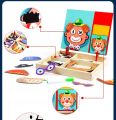 Odeez Magnetic Crazy Clown Face Book Puzzles for Kids. 