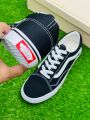 Vans Old Skool Black Canvas Imported Sneakers for Boys. 