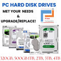 PC Hard Drive Internal Hard Disk Drive 320GB 500GB 1TB 2TB.prime computers.. 