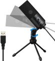 FIFINE K669B USB MICROPHONE WITH VOLUME DIAL FOR VOCAL RECORDING, PODCASTING ON COMPUTER. 