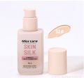 Miss Lara Skin Silk Serum Foundation – F12.5 | Natural Coverage, Hydrating & Long-Wear | 23ml Luminous Finish Makeup Base. 