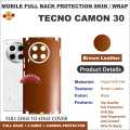TECNO CAMON 30 FULL BACK 360 premium Protection Skin Wrap full cover Premium Quality. 