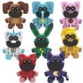 New Smiling Critters Figure Building Blocks Toys Smiling Cat Rabbit Dog Bear Blocks Cartoon Periphery Toys Kids Xmas Gifts. 