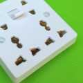 Universal Multi-functional Double Multi Plug Wall Power Socket Double China Fitting Sheet China Switch Light Plug Board. 