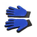 Pet Grooming Glove - Blue. 