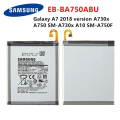 Samsung A10 / M10 / A7 2018 Battery Replacement EB-BA750ABU Battery  With 3300mAh Capacity- Silver. 