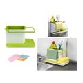 New Plastic Shelves Multifunctional Kitchen Storage Accessories Organizer Finishing Shelf bathroom sponge Clean Accessories. 
