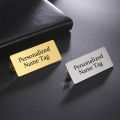 Lemegeton Pins Broche com crachá personalizado personalizado com logotipo gravado com logotipo de identificação comercial broches personalizados para mulheres em aço inoxidável. 